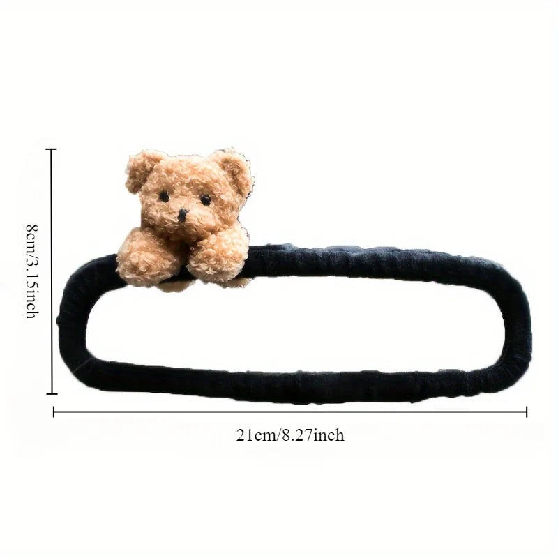 Creative Car Cover Creative Auto Accessories Car Rearview Mirror Cover Women's Mirror Bear/Bow/Bowknot /Panda Elastic Decoration