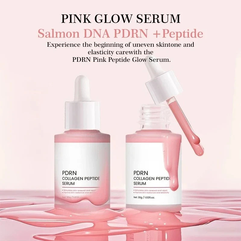 Sérum facial de péptidos de colágeno y PDRN de salmón para piel apagada - Aumenta la elasticidad, renovación y reparación de la piel, producto de belleza coreano