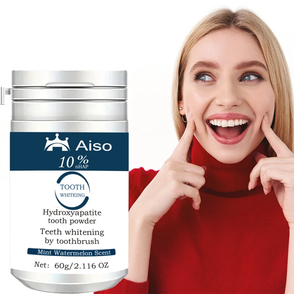 1 Piece of Hydroxyapatite Whitening Toothpaste, 10% Hydroxyapatite, Peppermint Essential Oil for Deep Cleansing and Fresh Breath