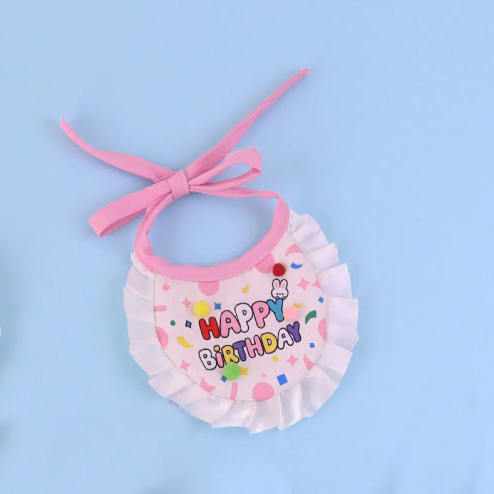 1 Pc Pet Birthday Hat and Bib Set, Cute Pet Party Costume for Small, Medium, Large Dogs and Cats, Pet Birthday Photo Prop