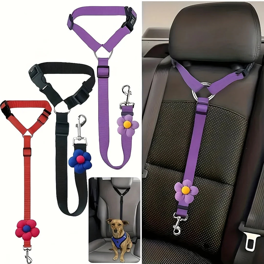 Cinturón de seguridad para perros, correa de sujeción para mascotas en vehículos, arnés de seguridad para perros en coche, regalo de Navidad