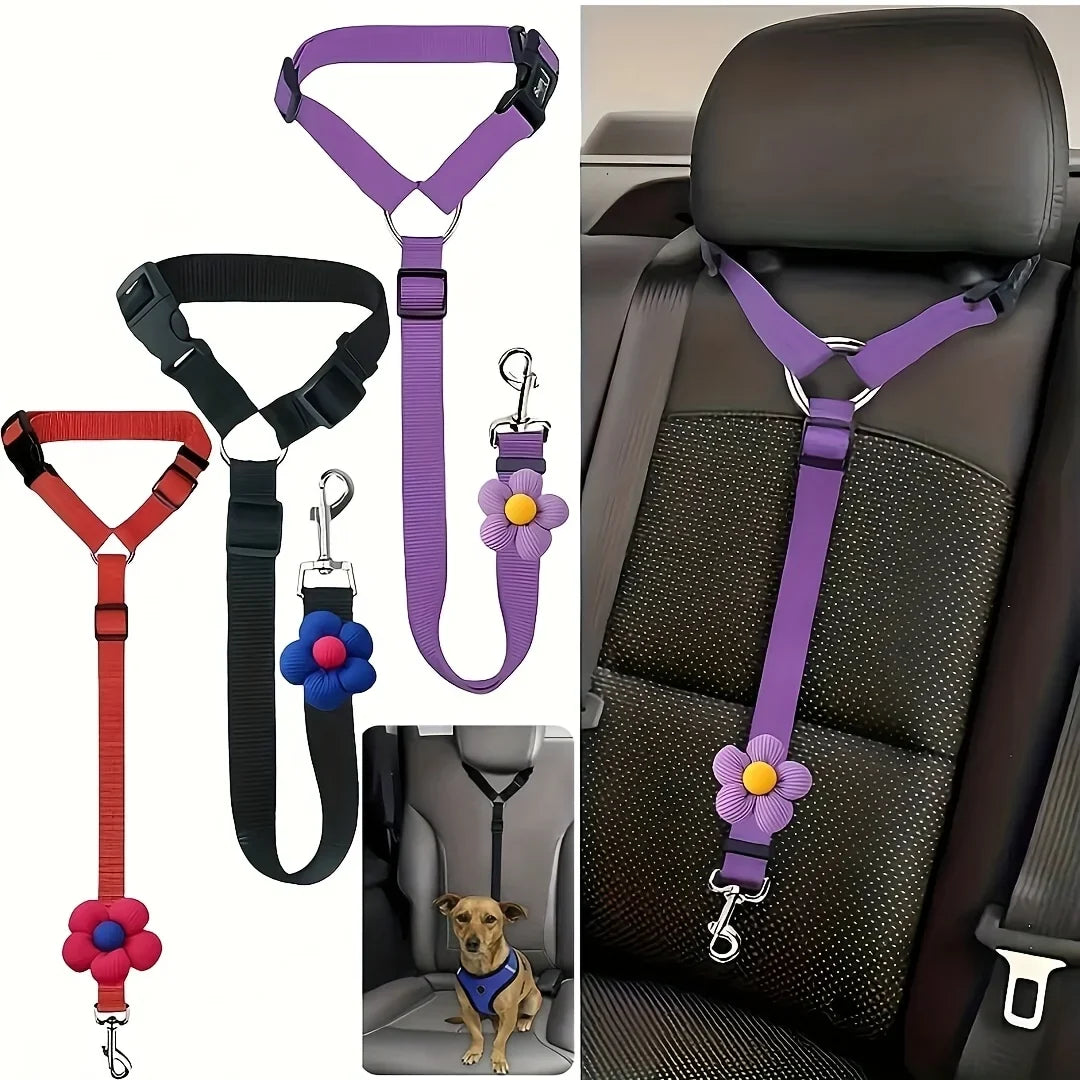 Cinturón de seguridad para perros, correa de sujeción para mascotas en vehículos, arnés de seguridad para perros en coche, regalo de Navidad
