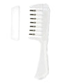 Portable Transparent Hair Root Comb Liquid Guide Applicator Scalp Massage Comb Hair Oil Serum Brush Anti-Leak Hair Care Tool