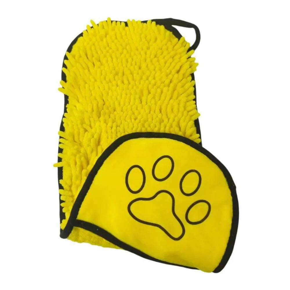 Super Absorbent Pet Bath Towel Quick-drying Cat Towel Convenient Soft Bathrobe Dry Pet Cleaning Washcloth Dog Accessories