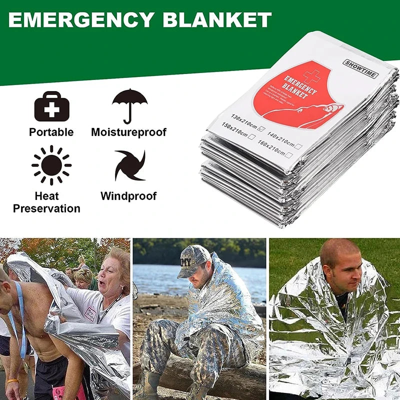 Botiquín de primeros auxilios - 188 piezas - para coche, hogar, viajes, acampada, oficina o deporte, totalmente equipado con artículos esenciales de emergencia y supervivencia