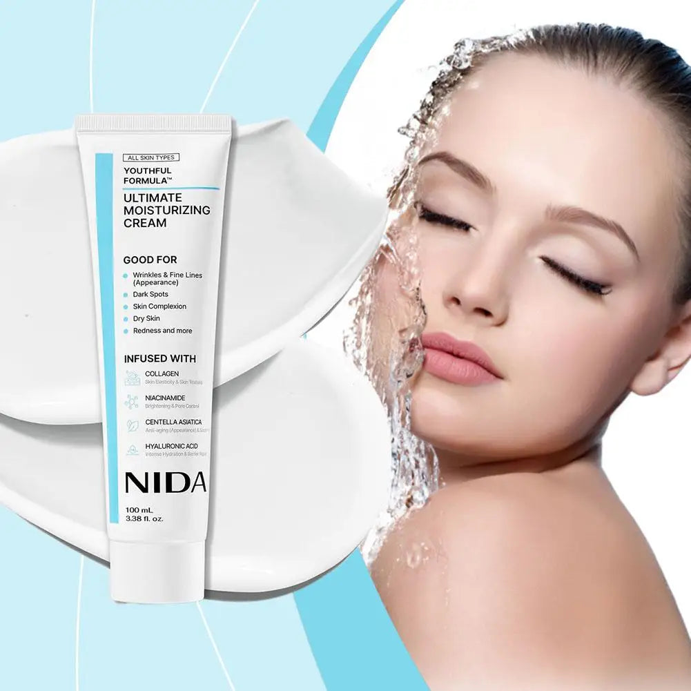 Firming Face Moisturizer with Centella Asiatica, Improve Skin Elasticity, Deep Hydration,Skin Barrier Support for All Skin Types