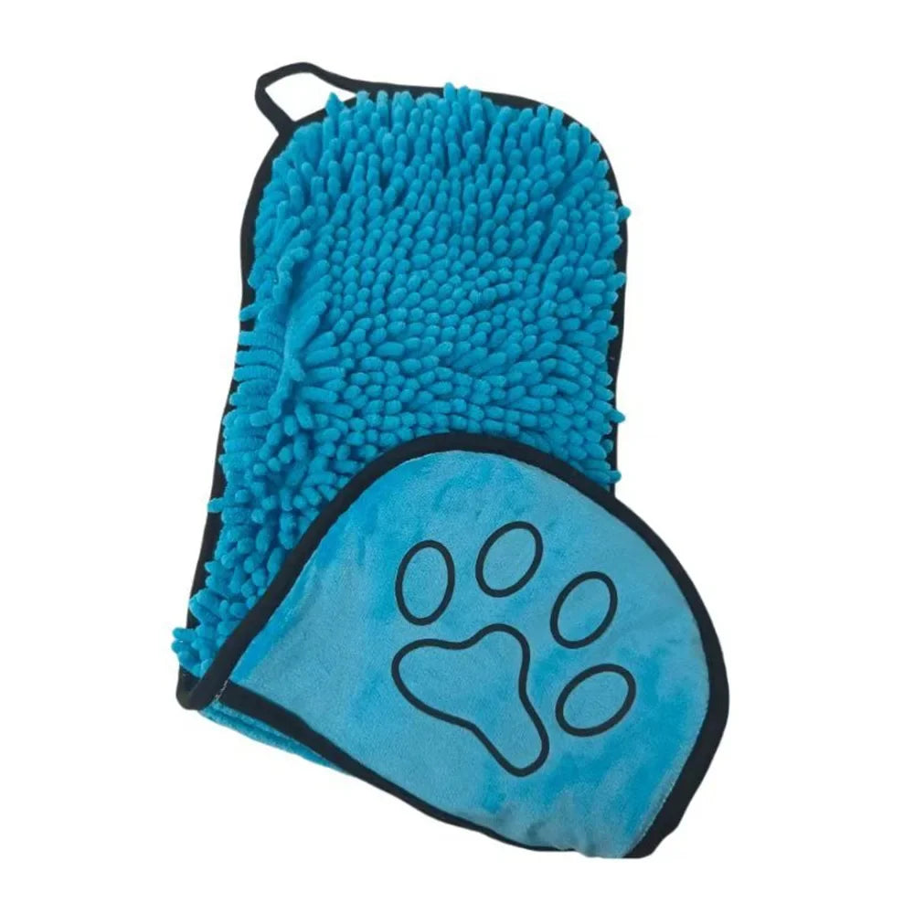 Super Absorbent Pet Bath Towel Quick-drying Cat Towel Convenient Soft Bathrobe Dry Pet Cleaning Washcloth Dog Accessories