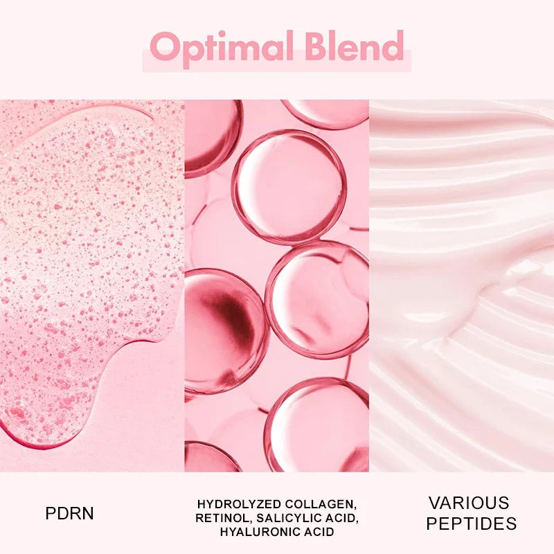 Sérum facial de péptidos de colágeno y PDRN de salmón para piel apagada - Aumenta la elasticidad, renovación y reparación de la piel, producto de belleza coreano