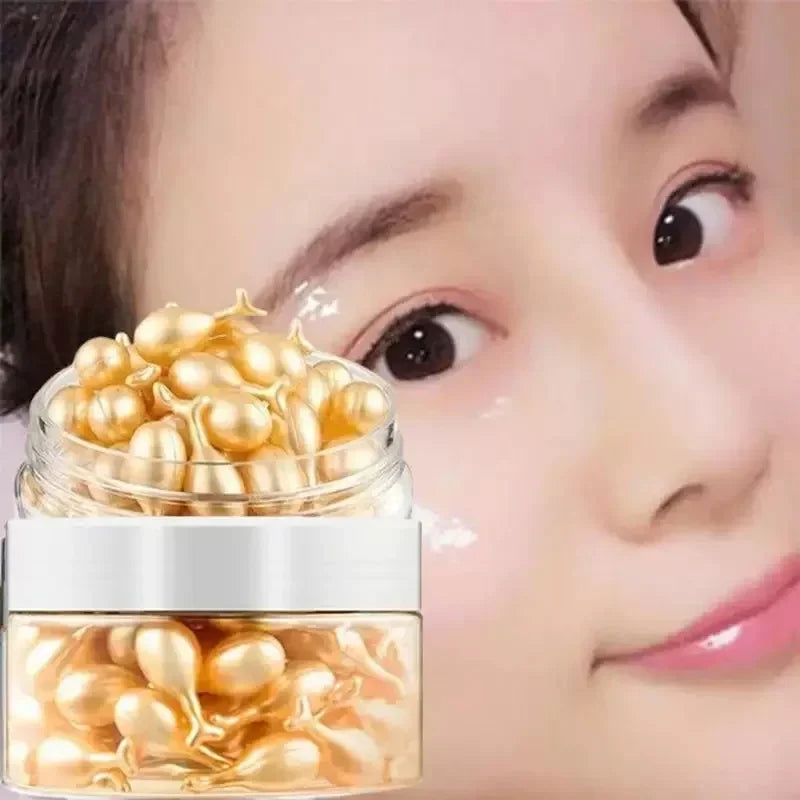 50Pcs Collagen Face Care Capsules Serum Spot Acne Wrinkle Remover Firming Whitening Hyaluronic Acid Essence Skin Care New Style