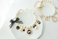 Pet Bow Pearl Collar Cat Jewelry Chihuahua Accessories Pendant Princess Necklace Dog Sweet Decorations Puppy Rhinestone Collar