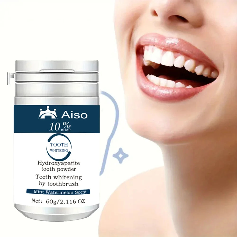 1 Piece of Hydroxyapatite Whitening Toothpaste, 10% Hydroxyapatite, Peppermint Essential Oil for Deep Cleansing and Fresh Breath